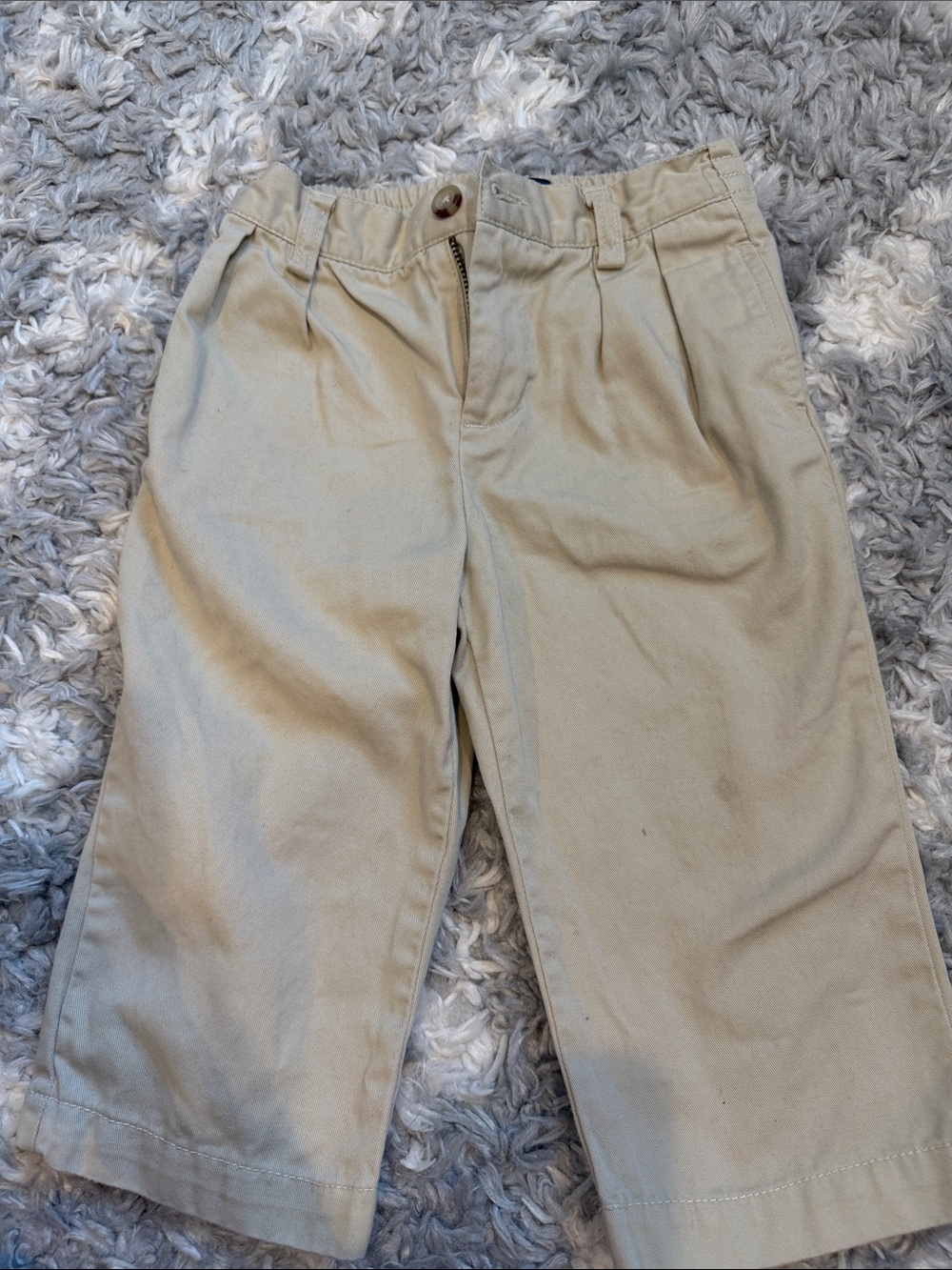 Toddler Polo Khaki Pants